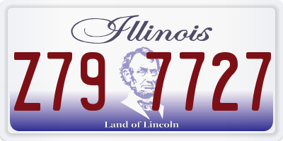 IL license plate Z797727