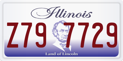 IL license plate Z797729