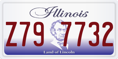 IL license plate Z797732