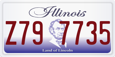 IL license plate Z797735