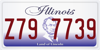 IL license plate Z797739
