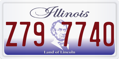IL license plate Z797740
