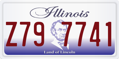IL license plate Z797741
