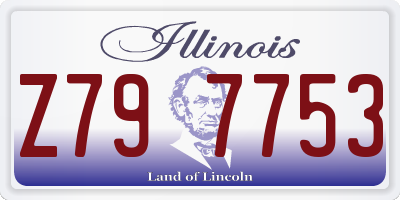 IL license plate Z797753