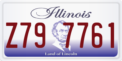 IL license plate Z797761