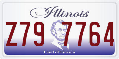 IL license plate Z797764