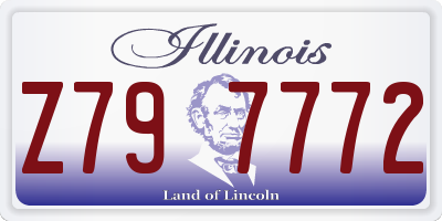 IL license plate Z797772