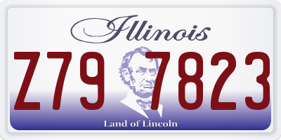IL license plate Z797823