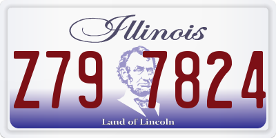 IL license plate Z797824