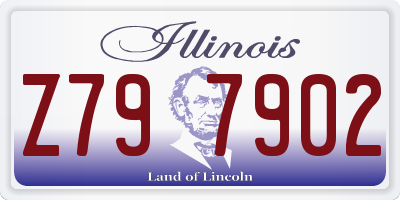 IL license plate Z797902