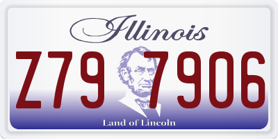 IL license plate Z797906