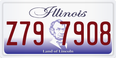 IL license plate Z797908