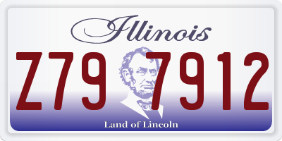 IL license plate Z797912