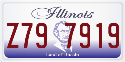 IL license plate Z797919