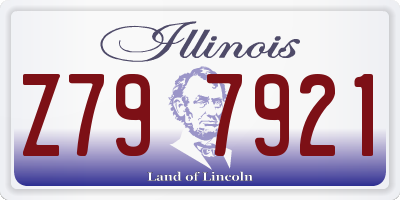 IL license plate Z797921