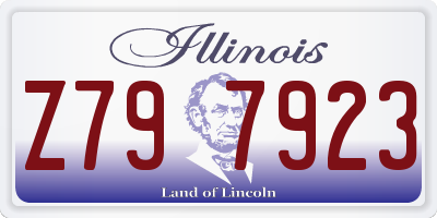 IL license plate Z797923