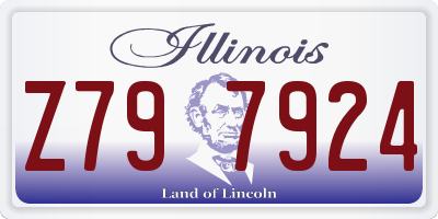 IL license plate Z797924
