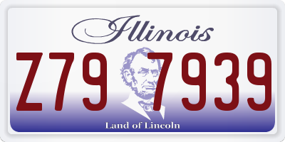 IL license plate Z797939