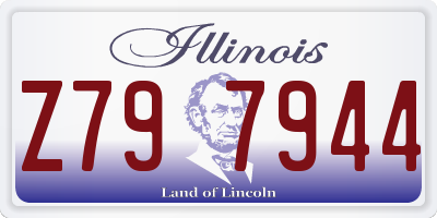 IL license plate Z797944