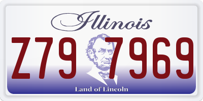 IL license plate Z797969