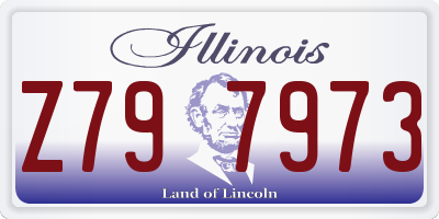 IL license plate Z797973