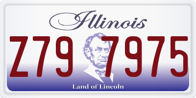 IL license plate Z797975
