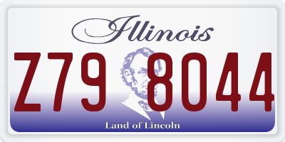 IL license plate Z798044