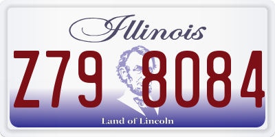 IL license plate Z798084