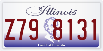 IL license plate Z798131