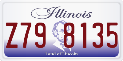 IL license plate Z798135