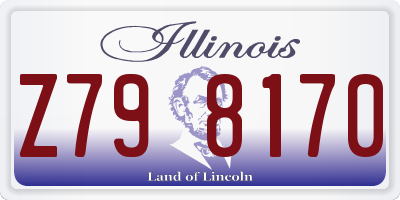 IL license plate Z798170