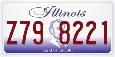 IL license plate Z798221