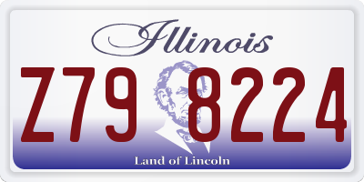 IL license plate Z798224