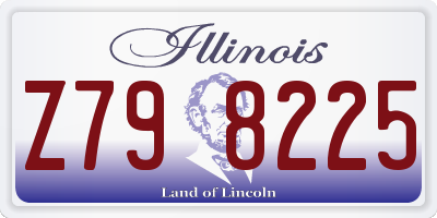 IL license plate Z798225