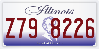IL license plate Z798226