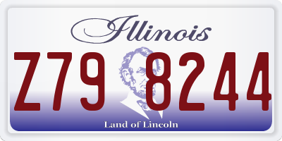 IL license plate Z798244