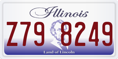 IL license plate Z798249