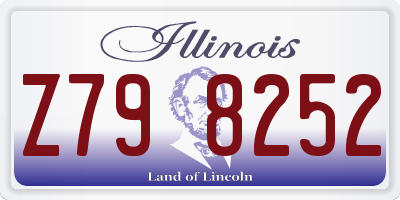 IL license plate Z798252