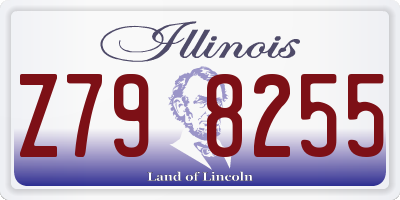 IL license plate Z798255