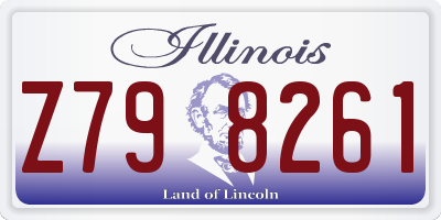 IL license plate Z798261