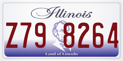 IL license plate Z798264
