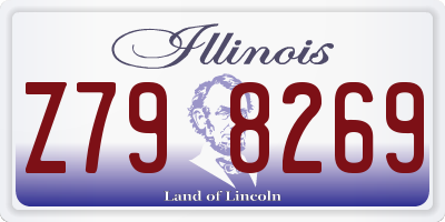 IL license plate Z798269