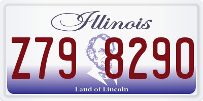 IL license plate Z798290