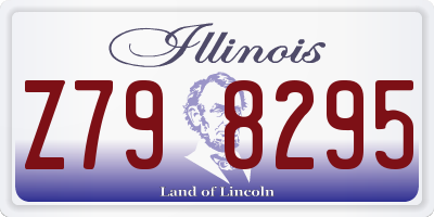 IL license plate Z798295