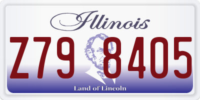IL license plate Z798405