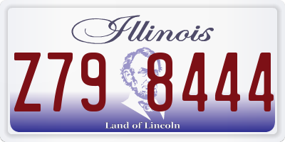 IL license plate Z798444