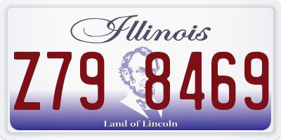IL license plate Z798469