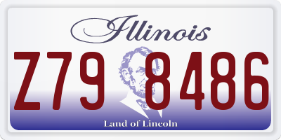 IL license plate Z798486
