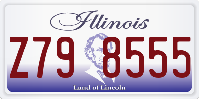 IL license plate Z798555