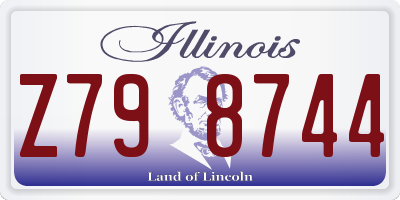 IL license plate Z798744
